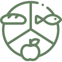 Clinical nutrition service icon
